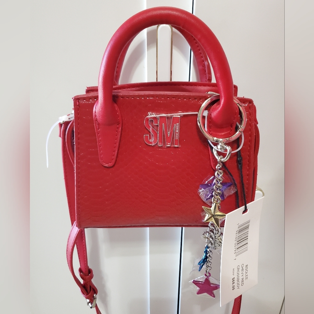 NWT Steve Madden Chevy Red Crossbody